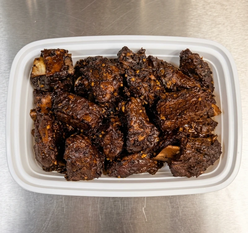 Dry Garlic Spare Ribs at Spring Wok Express Stoney Creek - tender Chinese-style ribs in garlic sauce